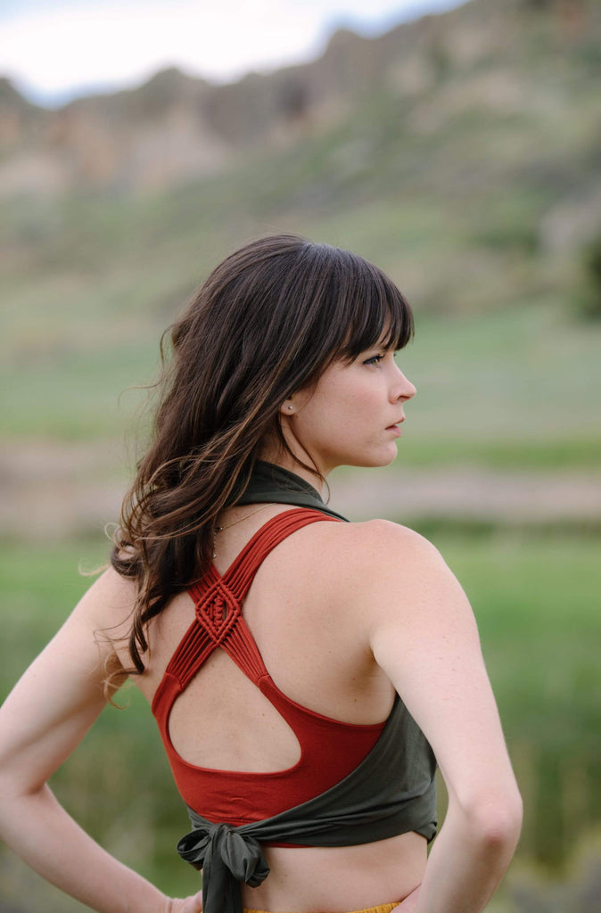 The OM Collection Bra Top Endless Weave Bra