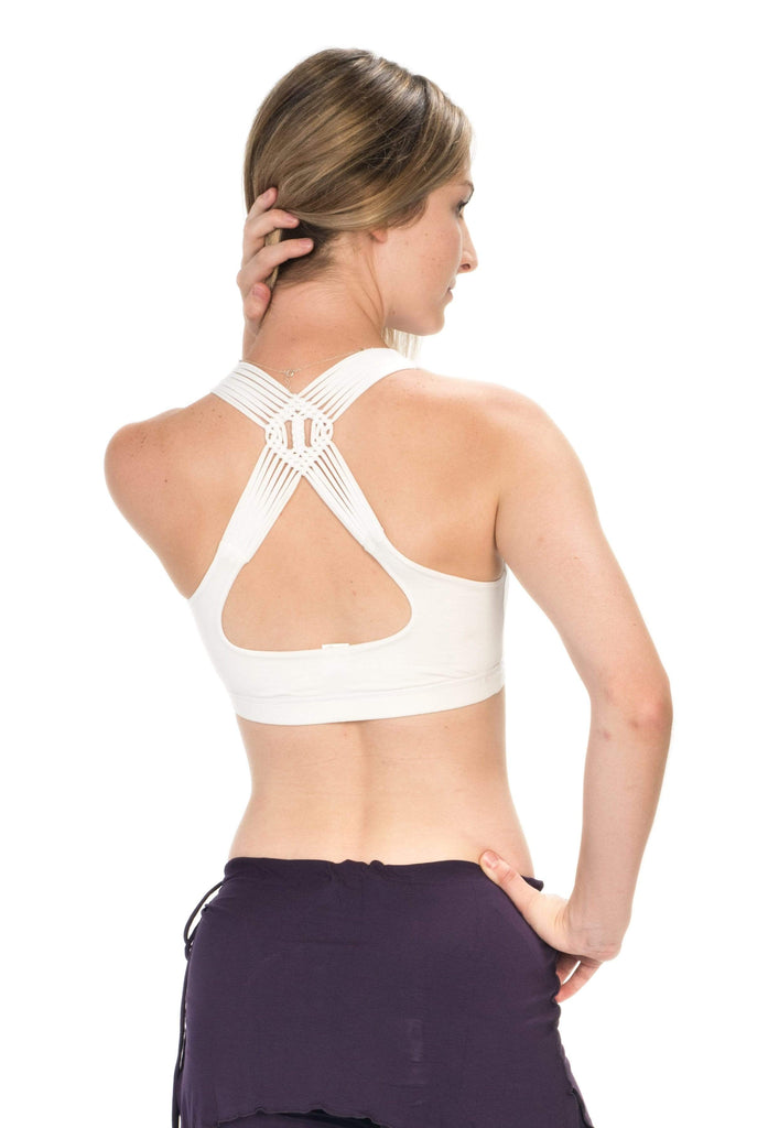 The OM Collection Bra Top White / XS Endless Weave Bra