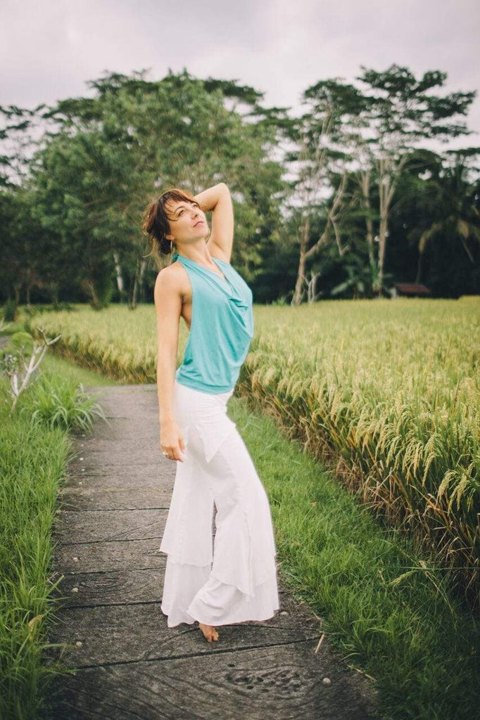The OM Collection Pants 3 Tier Flow Pants // Monochrome