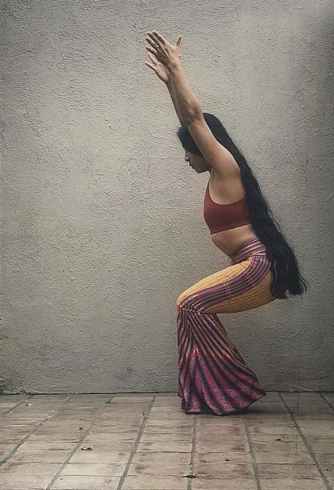 The OM Collection Pants Lush Wide Leg Bell Bottom // Marrakech Print