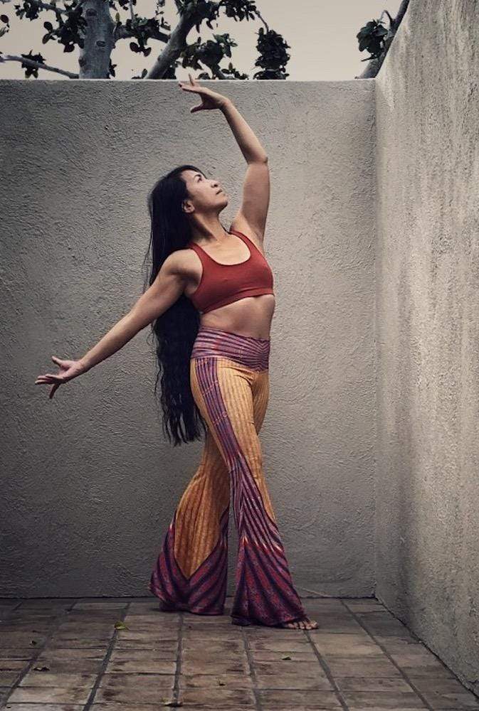 The OM Collection Pants Lush Wide Leg Bell Bottom // Marrakech Print