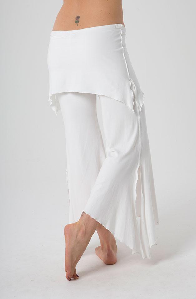 The OM Collection Pants Off White / L 2 Tier Flow Pant
